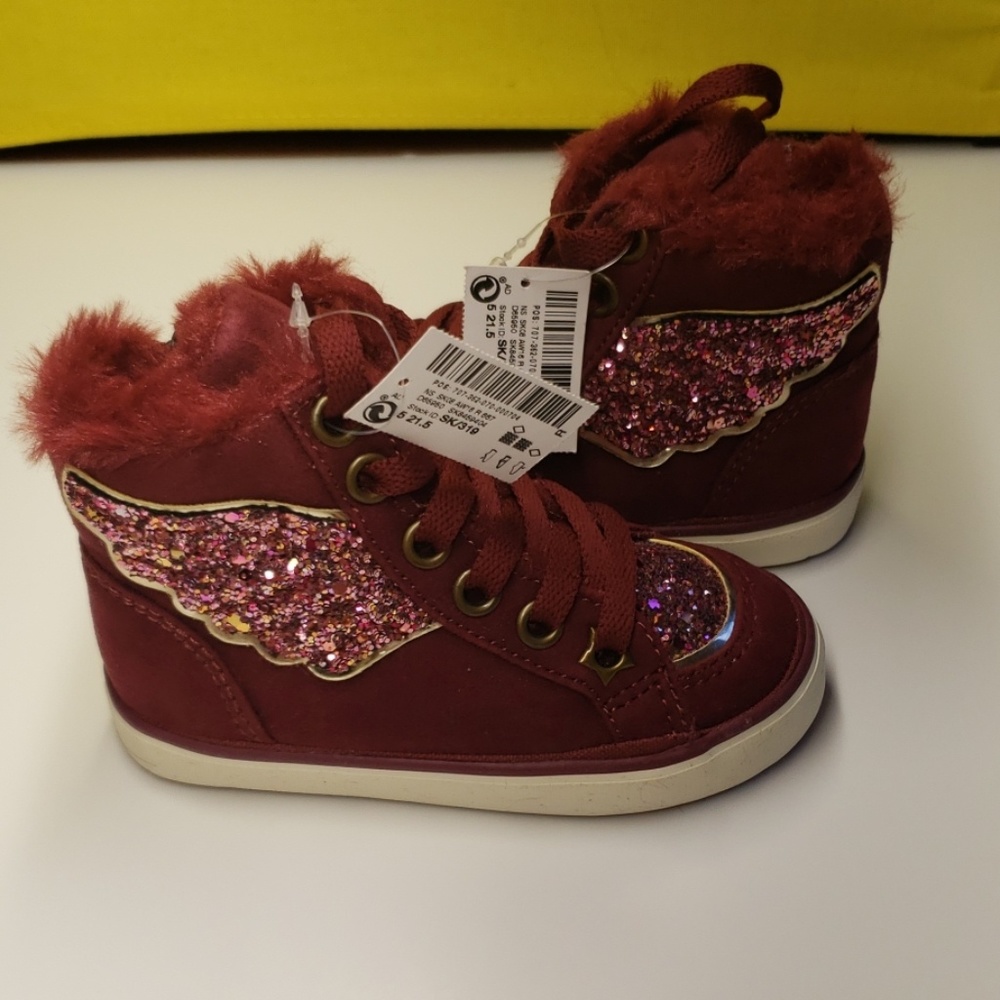 Shoes.Warm High Top Trainers (Younger Girls)
